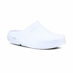 Oofos Men’s OOcloog Clog – White -Casual sneakers Sales OO M CLOGS 1200WHITEM4W6 2