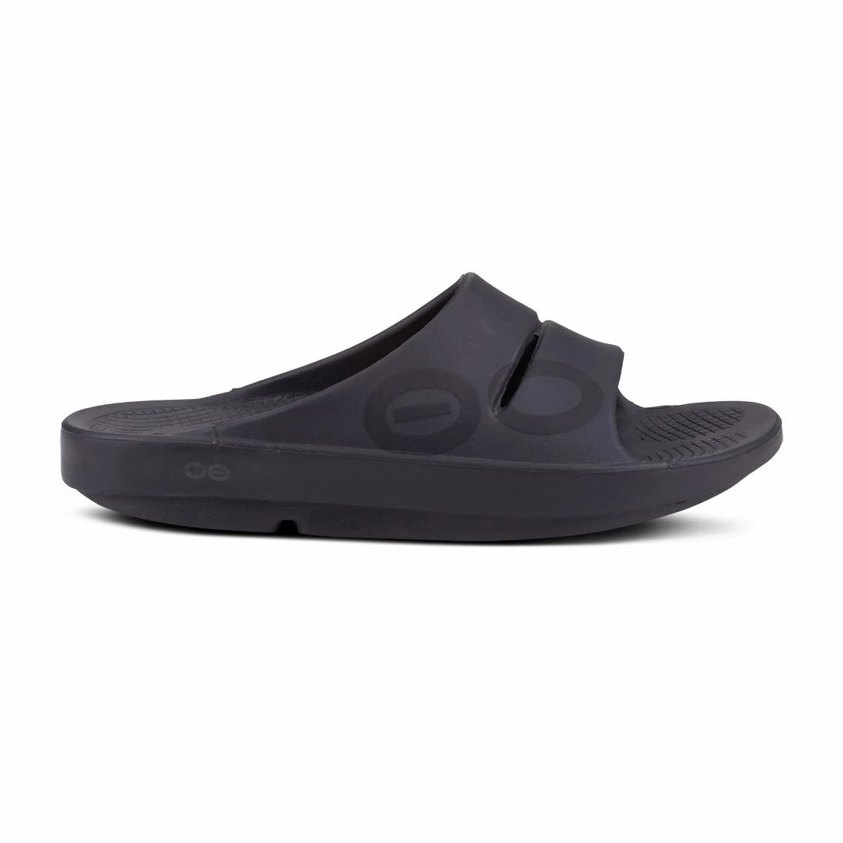 Oofos Men’s OOahh Sport Slide Sandal – Black Matte 4 Oofos Men’s OOahh Sport Slide Sandal – Black Matte - Image 2