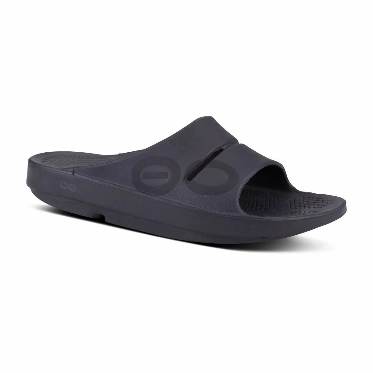 Oofos Men’s OOahh Sport Slide Sandal – Black Matte 5 Oofos Men’s OOahh Sport Slide Sandal – Black Matte - Image 3