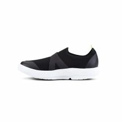 Oofos Men’s OOmg Low Shoe – White & Black 7 Oofos Men’s OOmg Low Shoe – White & Black -Casual sneakers Sales OO M SHOES 5080WHTBLKM10 2