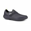 Oofos Men’s OOmg Fibre Low Shoe – Black Gray -Casual sneakers Sales OO M SHOES 5081BLKGRYM8