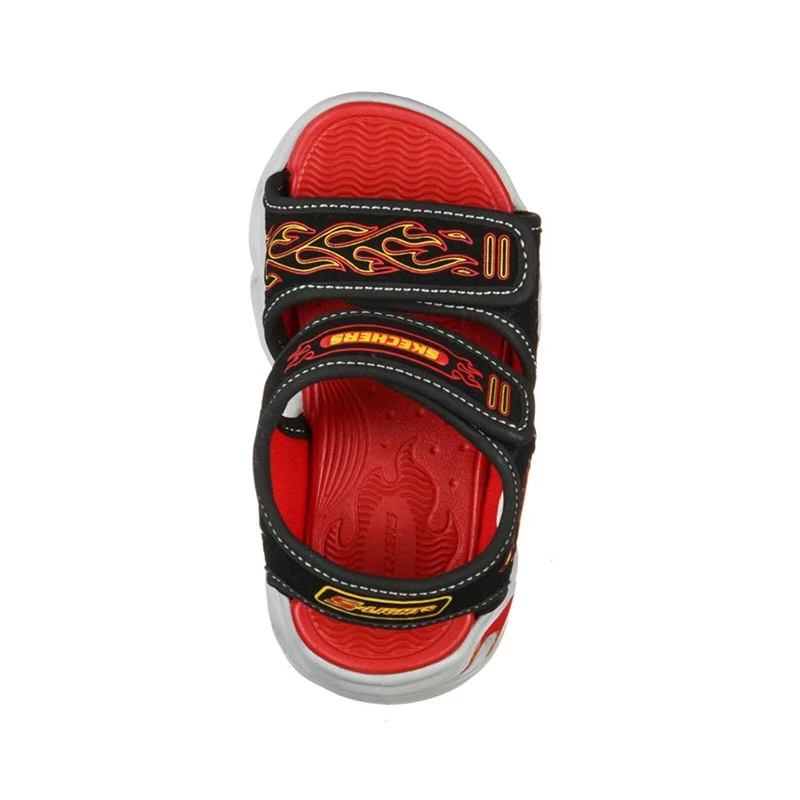 Skechers S Lights Thermo Splash – Heat-Flo – BLACKRED 4 Skechers S Lights Thermo Splash – Heat-Flo – BLACKRED - Image 2