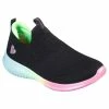 Skechers Ultra Flex – Sherbet Step – BLACKMULTI -Casual sneakers Sales SK Girl SHOES 302252LBLACKMULTI