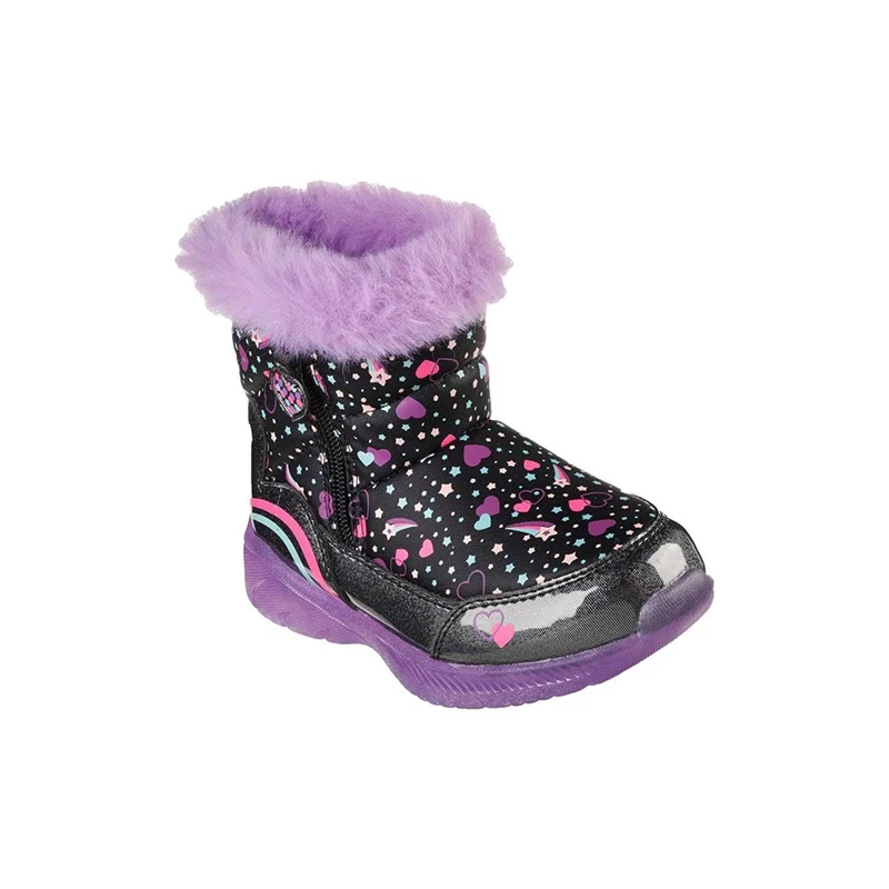 Skechers S Lights Illumi-Brights – BLACKLAVENDER 3 Skechers S Lights Illumi-Brights – BLACKLAVENDER