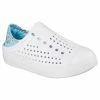 Skechers Foamies Guzman Flash – Fancy Free – WHITETURQUOISE -Casual sneakers Sales SK Girl SHOES 308050LWHITETURQUOISE