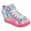 Skechers Twinkle Toes Shuffle Brights – Rainbow Dust – TURQUOISEMULTI -Casual sneakers Sales SK Girl SHOES 314258LTURQUOISEMULTI