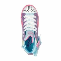 Skechers Twinkle Toes Shuffle Brights – Rainbow Dust – TURQUOISEMULTI -Casual sneakers Sales SK Girl SHOES 314258LTURQUOISEMULTI 1