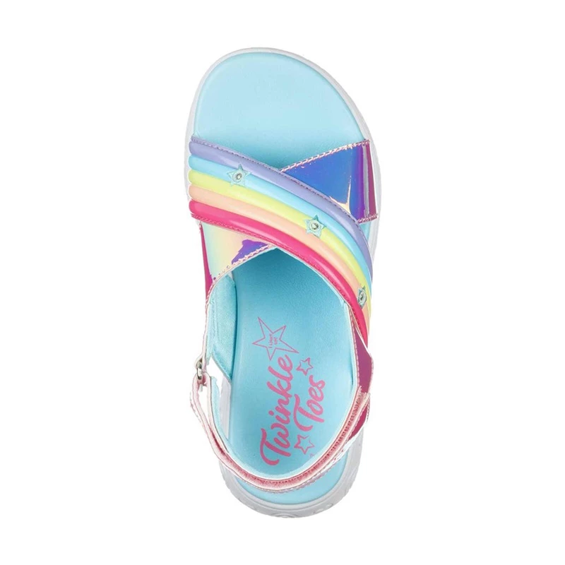 Skechers Twinkle Toes Rainbow Shines – MULTI 4 Skechers Twinkle Toes Rainbow Shines – MULTI - Image 2