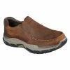 Skechers Relaxed Fit Respected – Catel – BROWN -Casual sneakers Sales SK MEN SHOES 204321BROWN