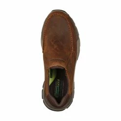 Skechers Relaxed Fit Respected – Catel – BROWN -Casual sneakers Sales SK MEN SHOES 204321BROWN 1