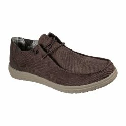 Skechers Relaxed Fit Melson – Corduroy – CHOCOLATE