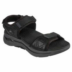 Skechers GOwalk Arch Fit Sandal β BLACKCHARCOAL