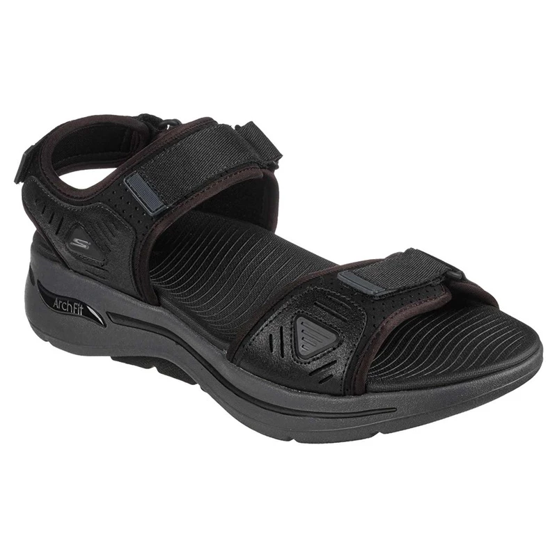 Skechers GOwalk Arch Fit Sandal β BLACKCHARCOAL 3 Skechers GOwalk Arch Fit Sandal β BLACKCHARCOAL