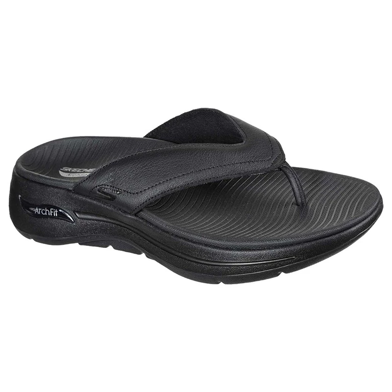 Skechers GOwalk Arch Fit Sandal – BLACK 3 Skechers GOwalk Arch Fit Sandal – BLACK