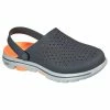 Skechers Foamies GOwalk 5 – Astonished – CHARCOALORANGE -Casual sneakers Sales SK MEN SHOES 243002CHARCOALORANGE