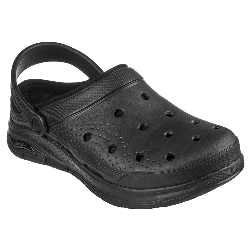 Skechers Foamies Arch Fit Lined – Chillaxing – BLACK 3 Skechers Foamies Arch Fit Lined – Chillaxing – BLACK