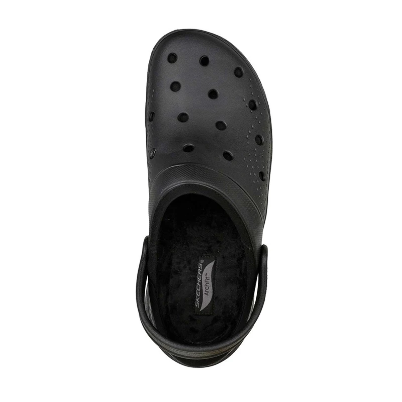 Skechers Foamies Arch Fit Lined – Chillaxing – BLACK 4 Skechers Foamies Arch Fit Lined – Chillaxing – BLACK - Image 2