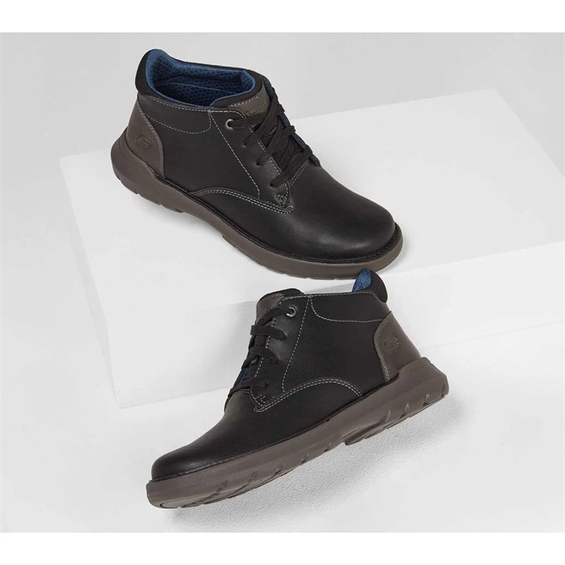 Skechers Relaxed Fit Doveno – Molens – BLACK 4 Skechers Relaxed Fit Doveno – Molens – BLACK - Image 2