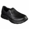 Skechers Work Relaxed Fit Flex Advantage SR – Bronwood – BLACK -Casual sneakers Sales SK MEN SHOES 77071BLACK