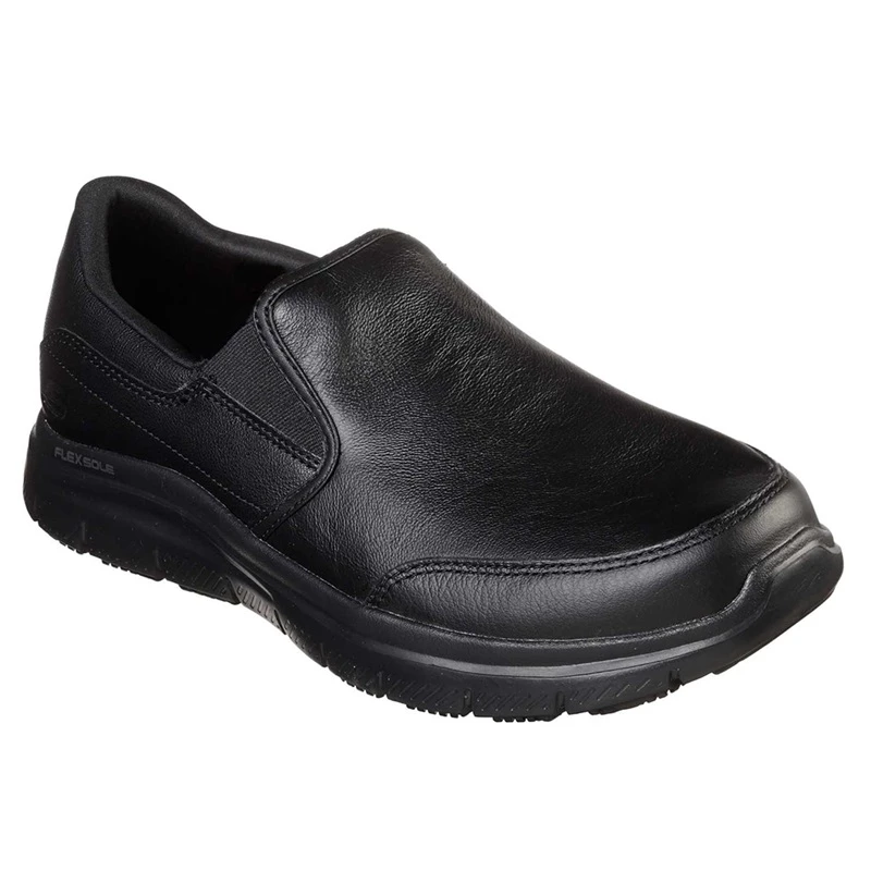 Skechers Work Relaxed Fit Flex Advantage SR – Bronwood – BLACK 3 Skechers Work Relaxed Fit Flex Advantage SR – Bronwood – BLACK