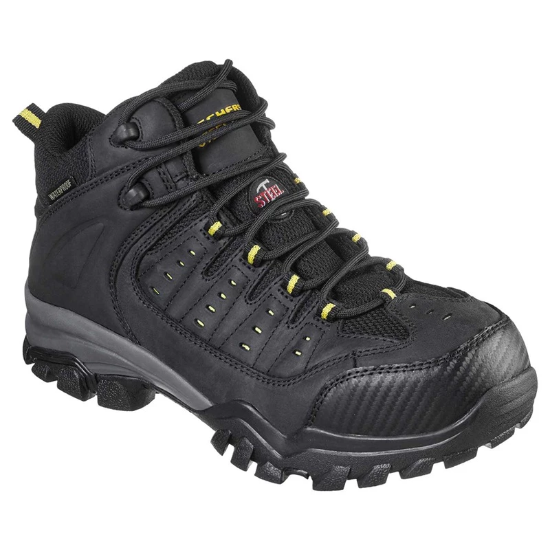 Skechers Work Delleker – Lakehead ST – BLACKYELLOW 3 Skechers Work Delleker – Lakehead ST – BLACKYELLOW