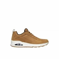 Skechers MENS UNO STAND ON AIR SNEAKER – TAN