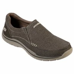 Skechers Relaxed Fit: Expected β Avillo β DARK BROWN