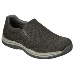 Skechers Relaxed Fit: Expected β Gomel β OLIVE / BROWN