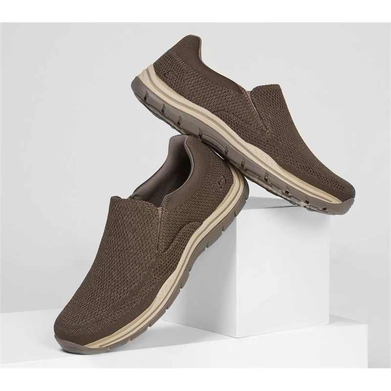 Skechers Relaxed Fit: Expected – Gomel – OLIVE / BROWN 4 Skechers Relaxed Fit: Expected – Gomel – OLIVE / BROWN - Image 2